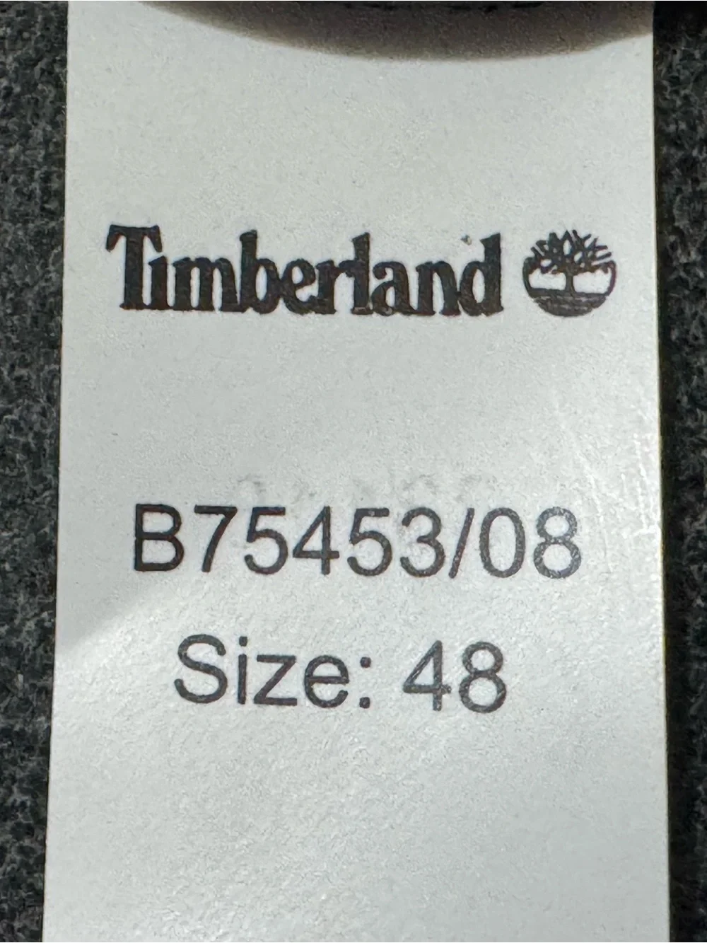 Timberland Men’s Size 48 Black Genuine Leather 35mm Classic Jean Belt B75453